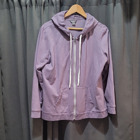 Purple Women's Hoodie Jacket - Picture 1 of 7